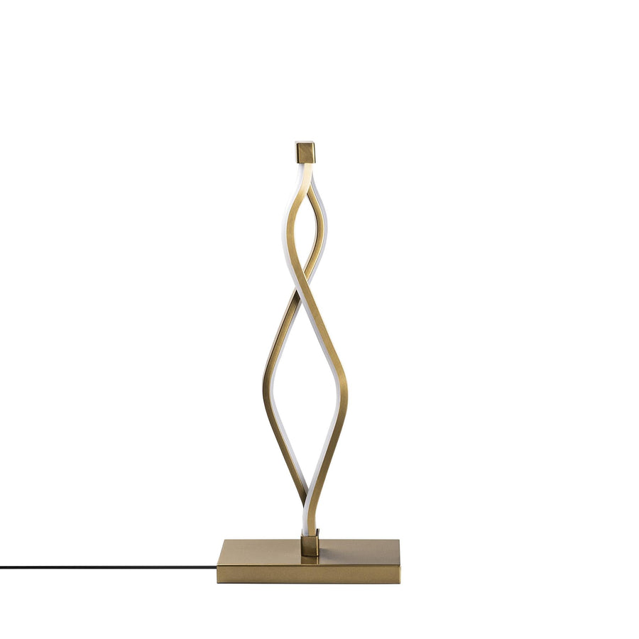 Spiral Metal Masa Lambası - Altin