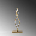 Spiral Metal Masa Lambası - Altin