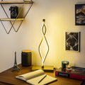 Spiral Metal Masa Lambası - Altin